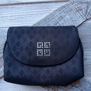 Vintage  Givenchy Clutch Purse Silver G Logo With Mirror ⚘️